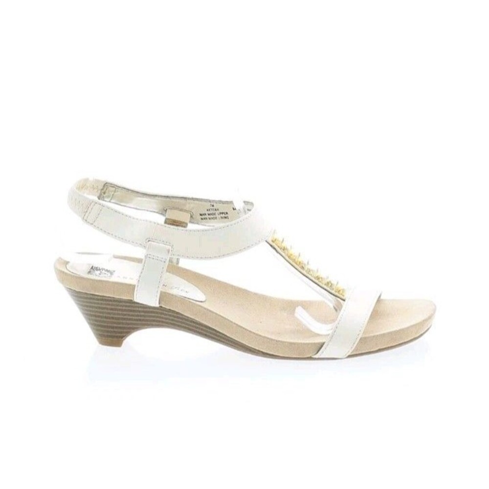 Anne Klein Flex Tan Sandals Size 7m - Picture 2 of 3